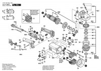 Bosch 0 601 357 048 GWS 20-230 Angle Grinder 220 V / 035 - FR Spare Parts